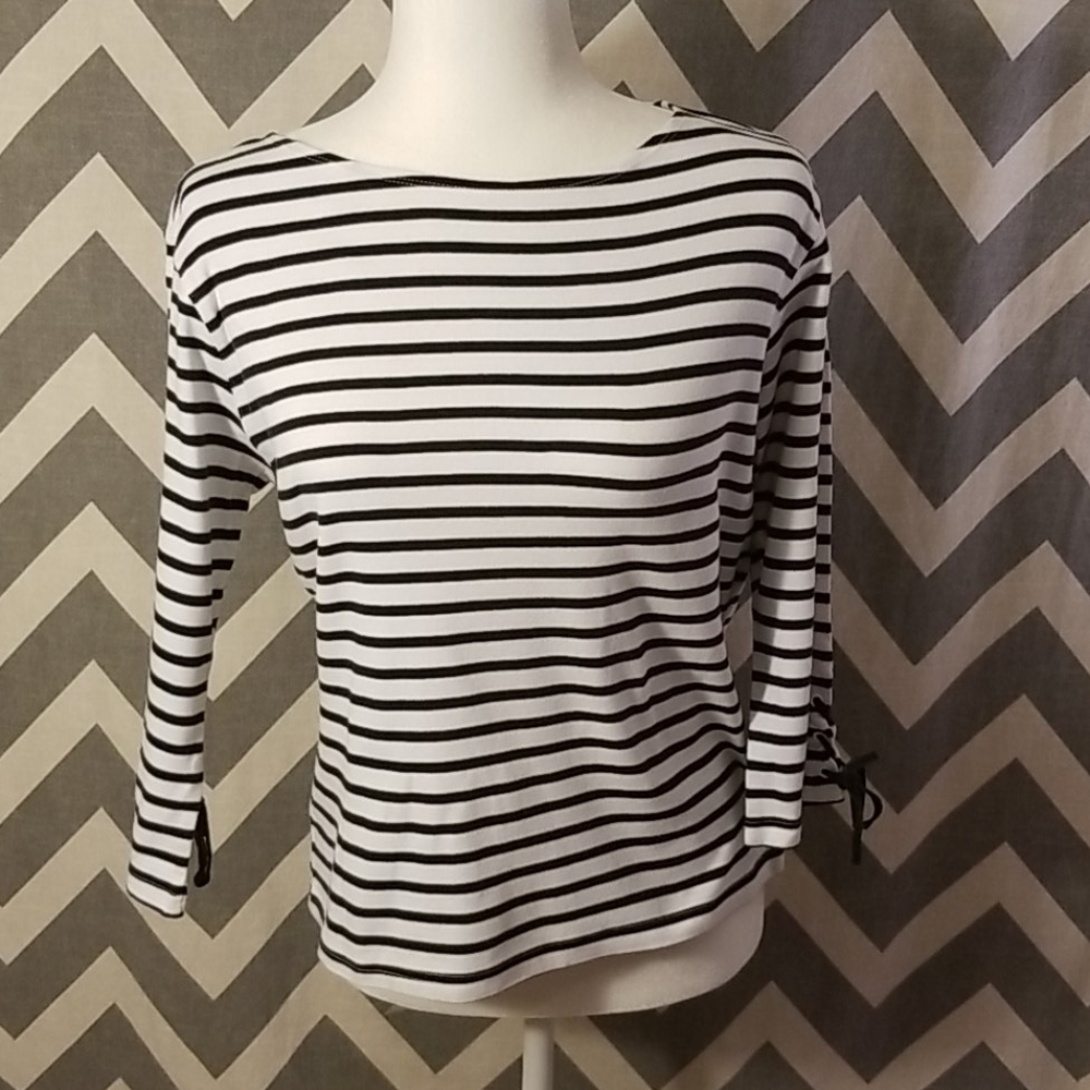 Talbots striped top size L